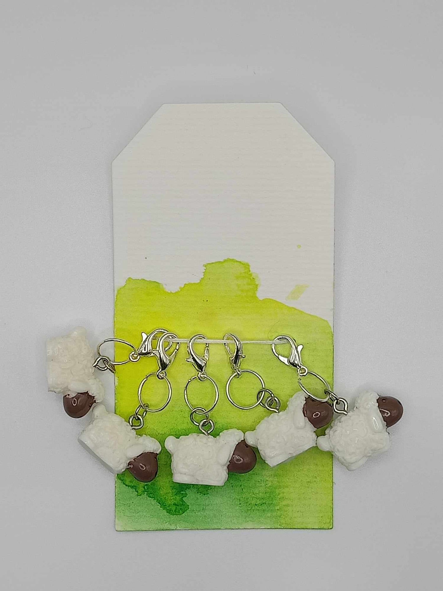 Flock of Sheep Stitch Markers